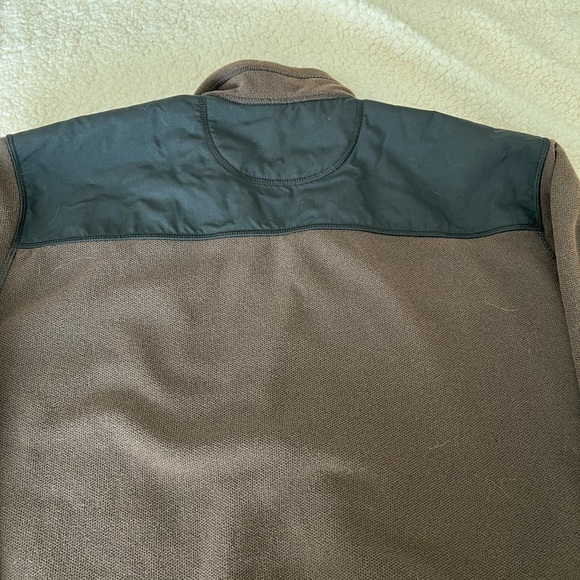 XL brown Carhartt relaxed fit fleece pullover - Picture 5 of 5